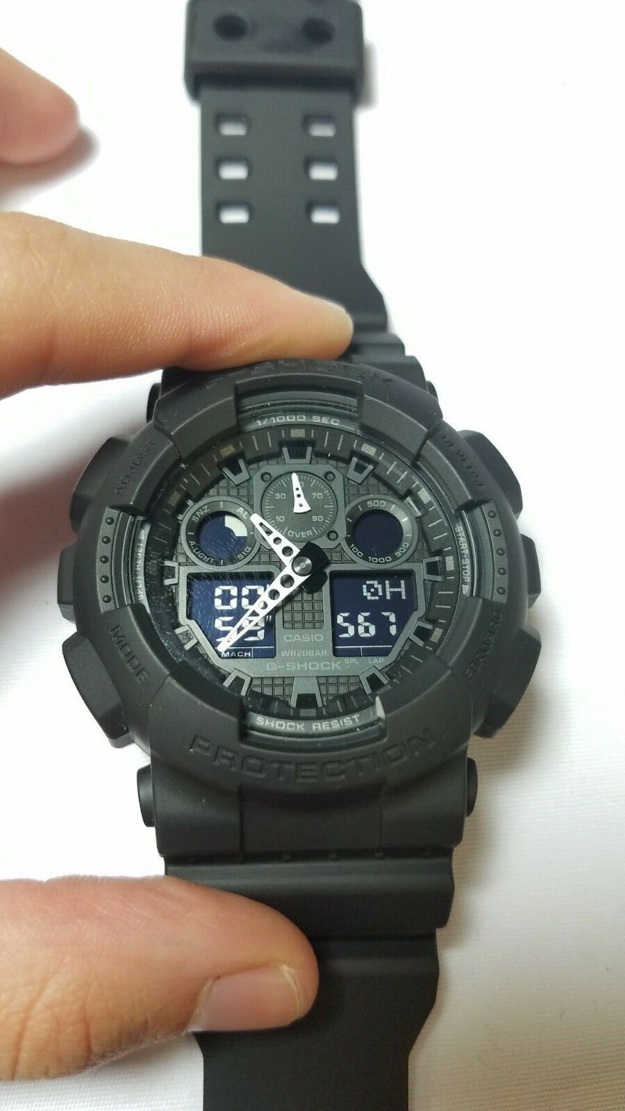 ga 100 military series watch in black